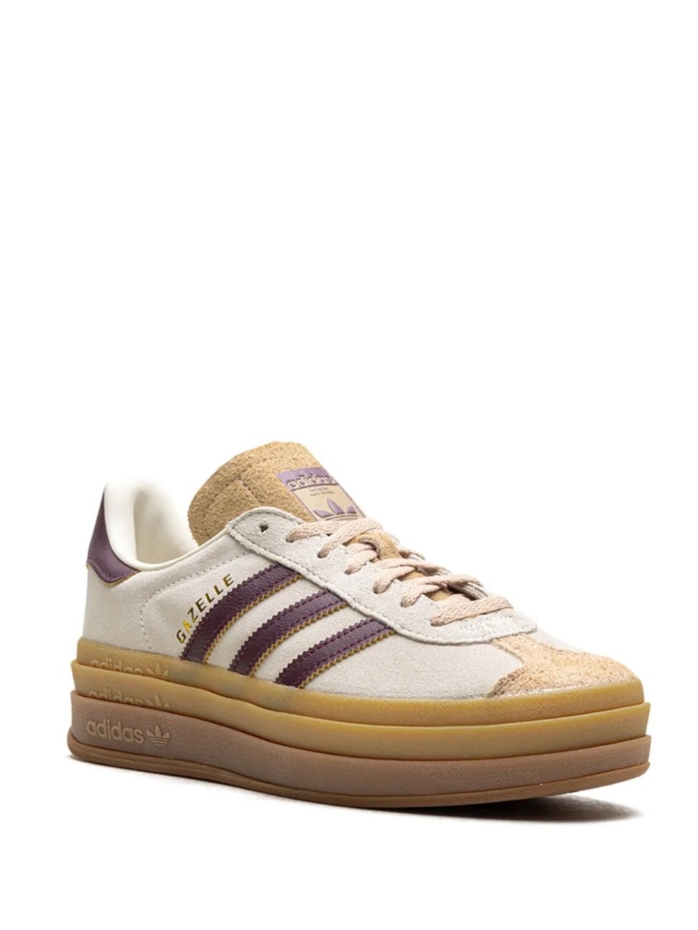 Adidas Gazelle Bold Cream White/Maroon/Magic Beige